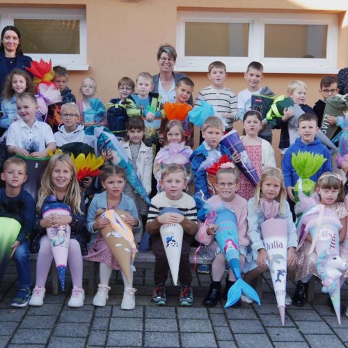 Erstklässler Grundschule Illschwang 2025 2