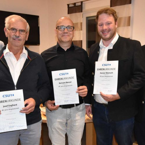 Ehrungen CSU OV Illschwang 2025 1